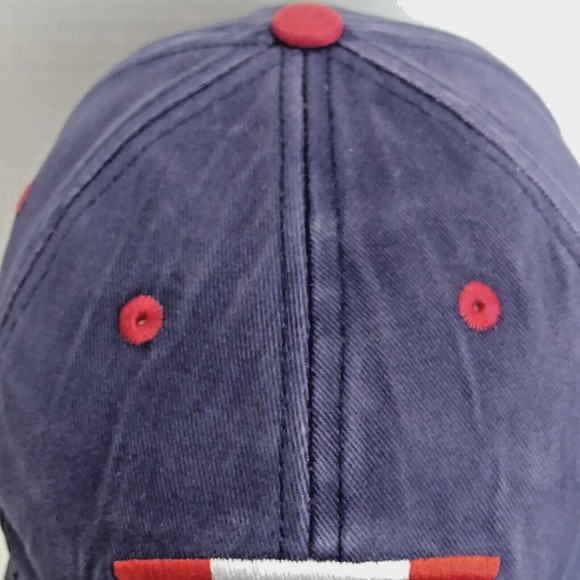 Atlanta Braves Official MLB Men's Cap Hat Logo Spell Out Hook & Loop Adjust OSFA - Picture 3 of 9